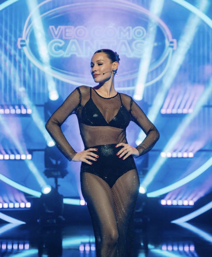 El naked dress de Pampita. Foto: Instagram.