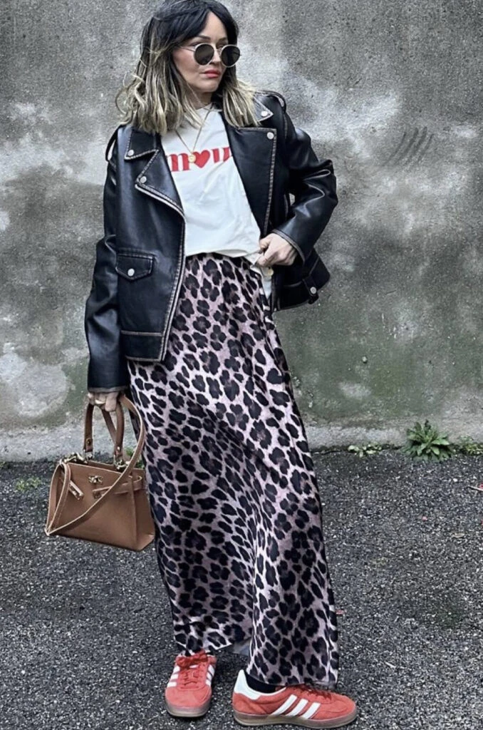 Looks con animal print para usar esta semana. Foto: Pinterest. 