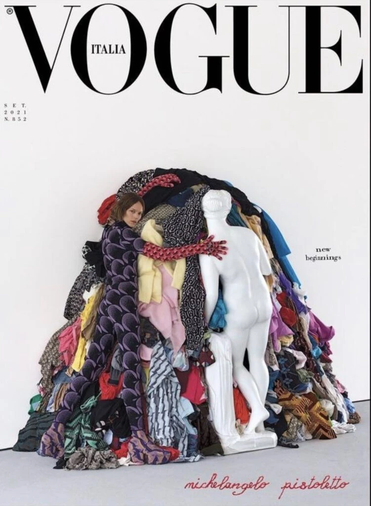 Edición de septiembre Vogue Italia. Foto: Instagram. 