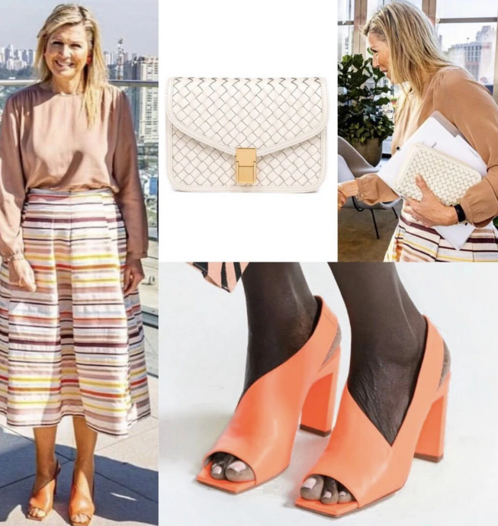 Juliana y Máxima eligen el mismo estilo de zapatos. Foto: Instagram.