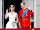 Kate Middleton y el príncipe William en el día de su boda. Foto: Fotonoticias. 