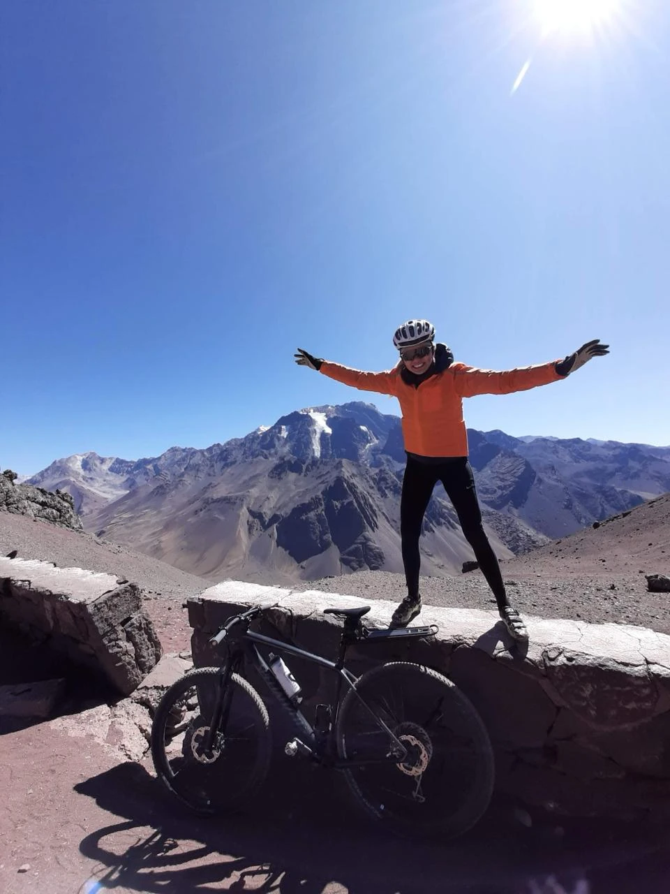 Mariana Godoy Goette nadadora en aguas heladas