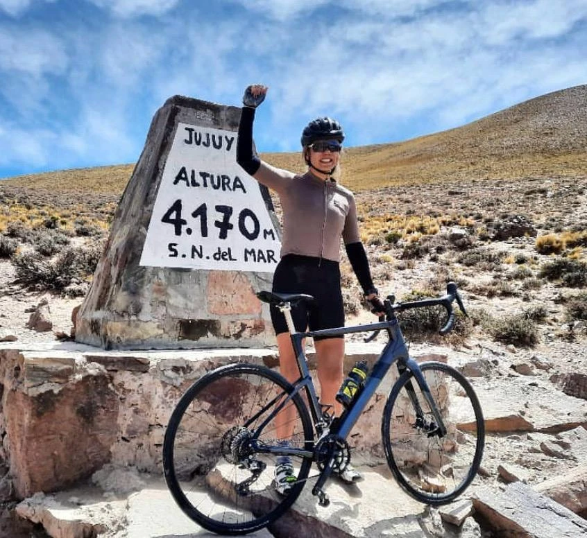 Mariana Godoy Goette nadadora en aguas heladas