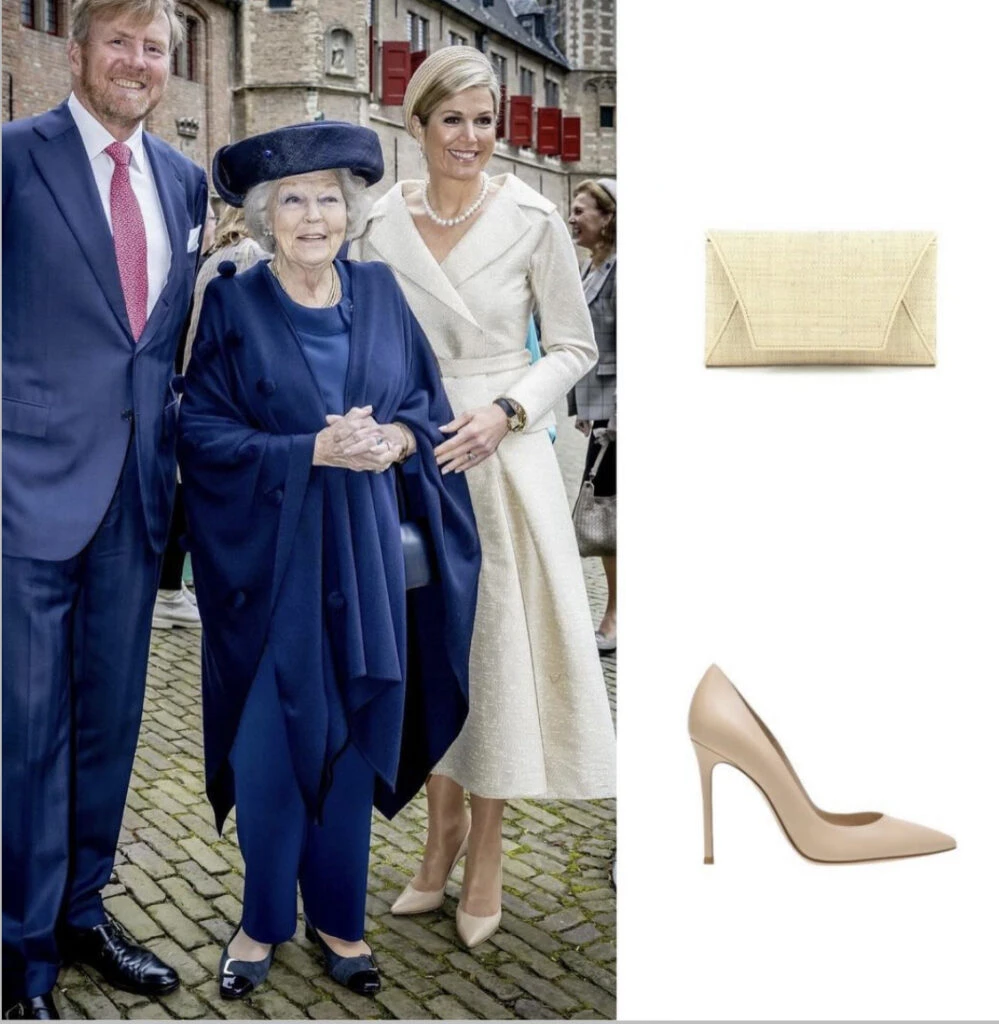 Máxima apostó por un look monocromático y marcó tendencia. Foto: Instagram. 