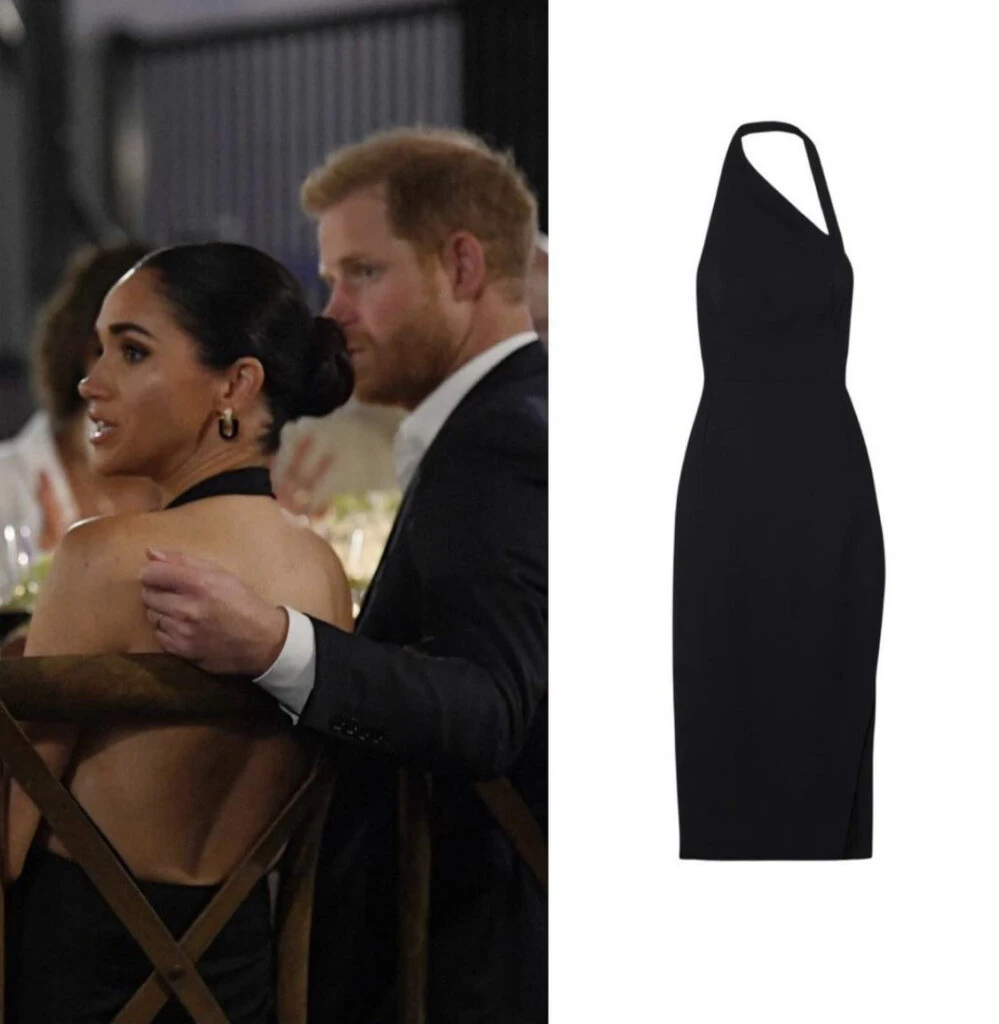 Meghan Markle da cátedra de estilo con un look total black. Foto: Instagram. 