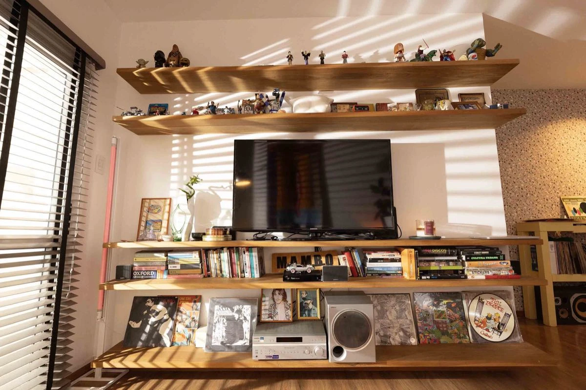 El multiverso del súper mueble del living.