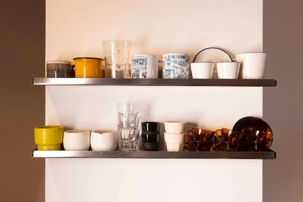 Los chiches de la cocina del depto en Chacarita.