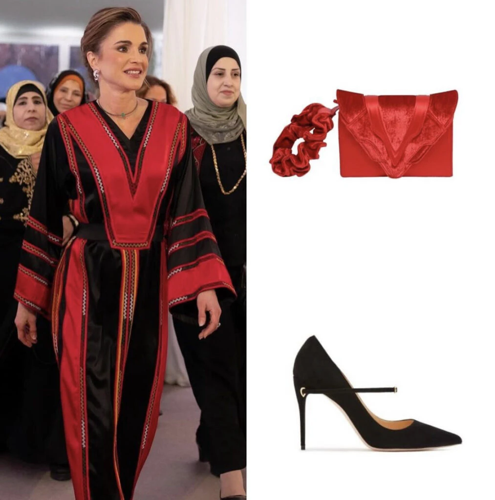Rania de Jordania apostó por el color más trendy de este otoño 2024. Foto: Instagram. 