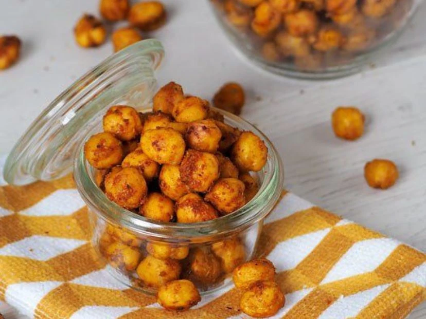 Snack crocante de garbanzos