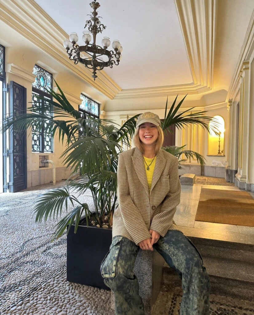 Taína Gravier y su look más canchero, hasta ahora. Foto: Instagram.