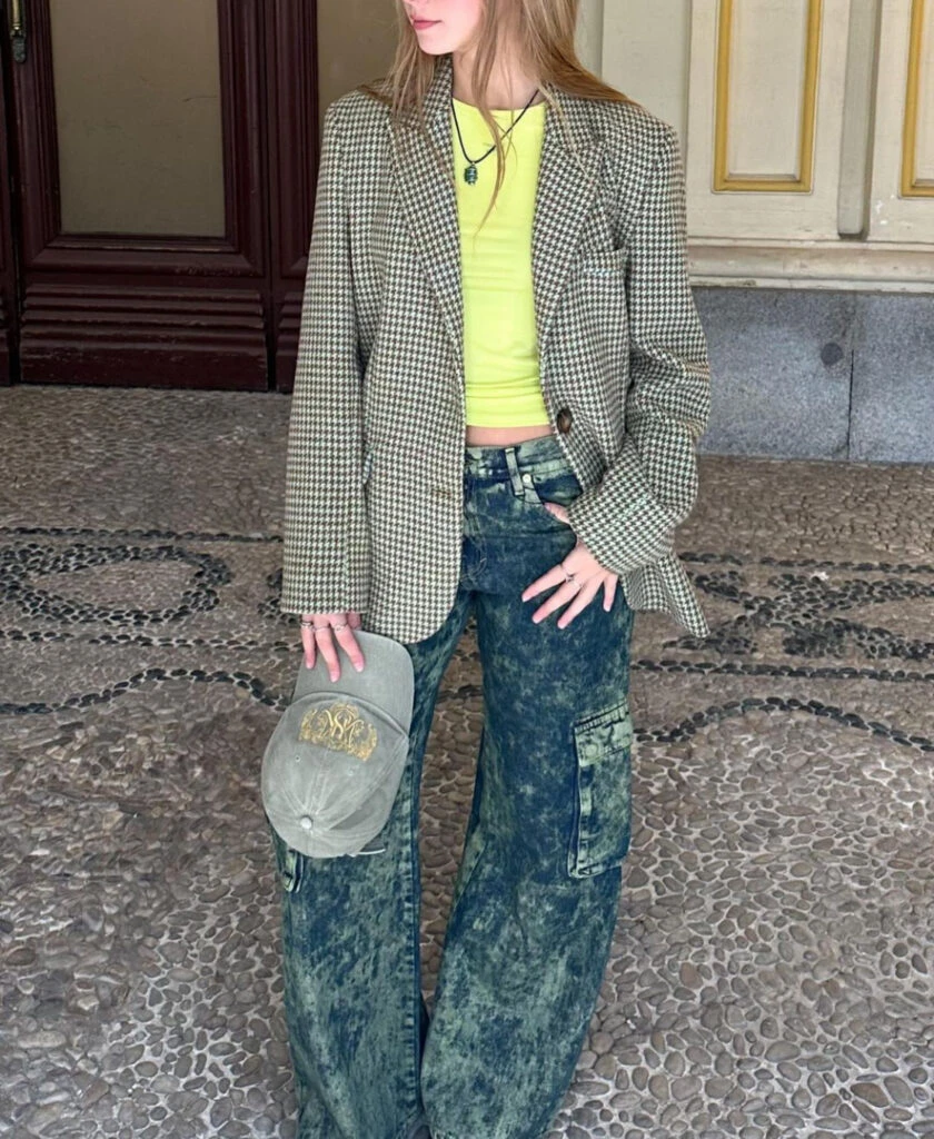 Taína Gravier y su look más canchero, hasta ahora. Foto: Instagram.