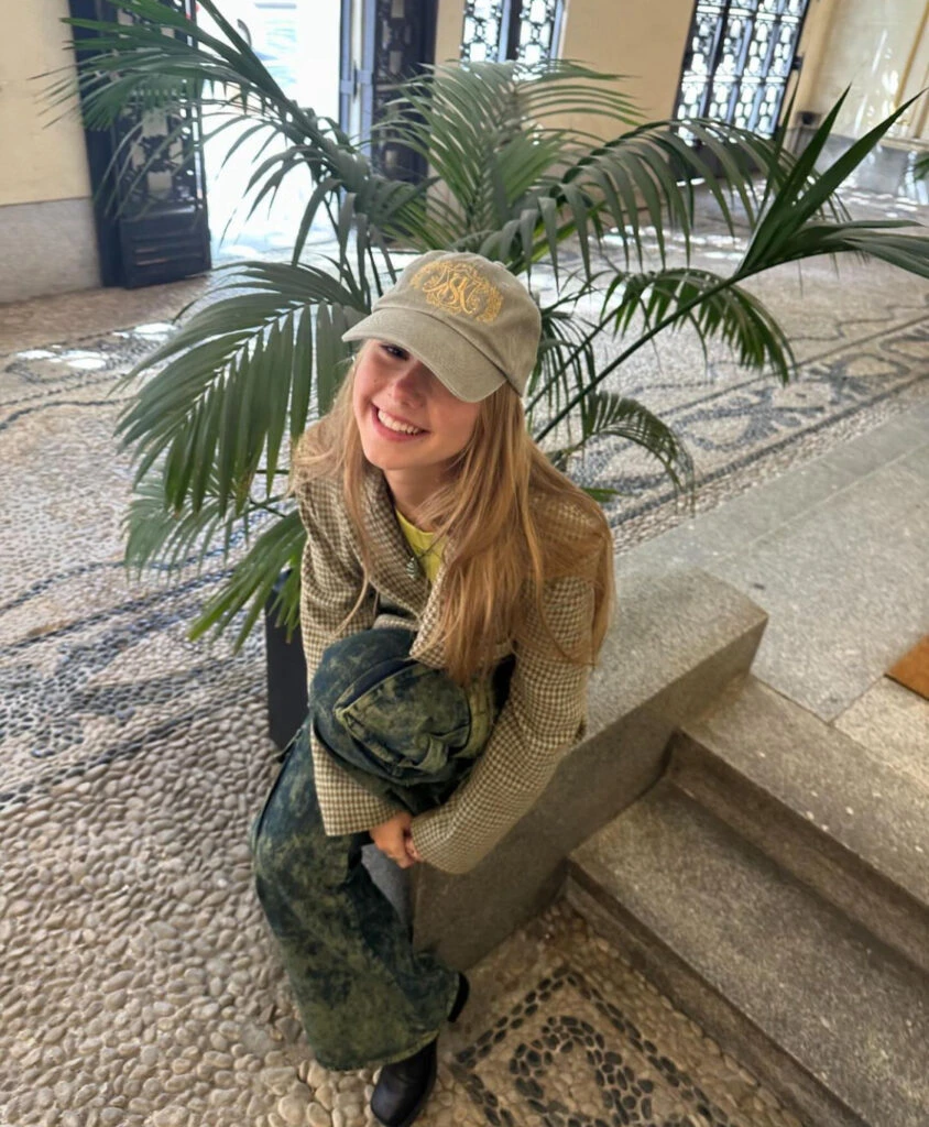 Taína Gravier y su look más canchero, hasta ahora. Foto: Instagram.