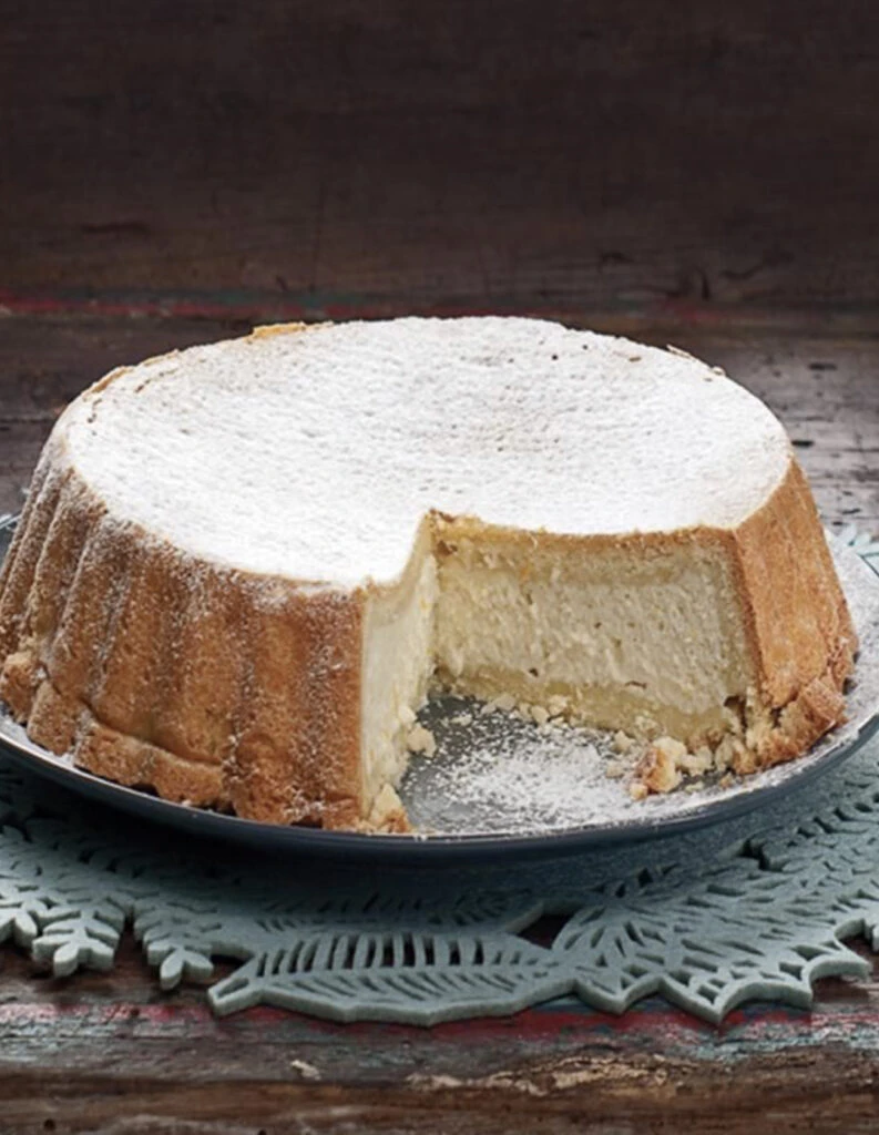 Tarta de ricota: la receta clásica de Jimena Monteverde. Foto: Pinterest.