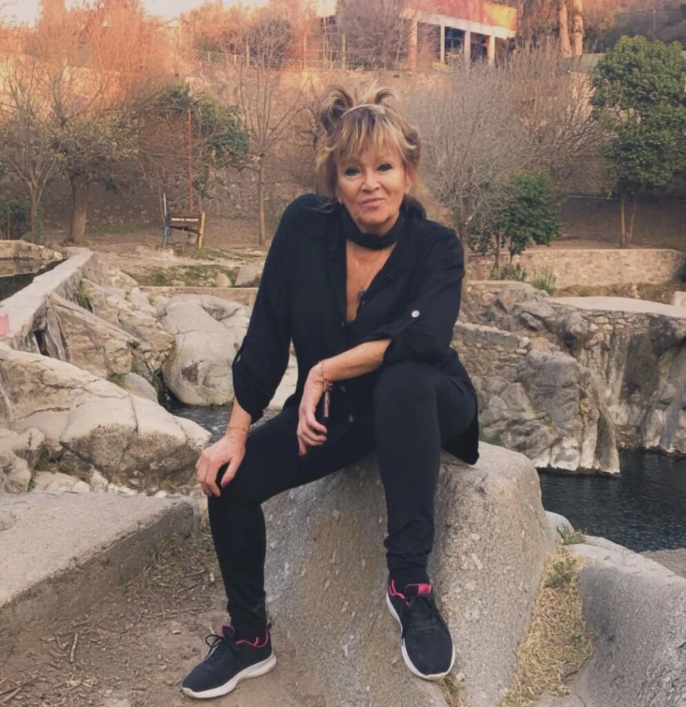 Silvia Freire viajando por Argentina