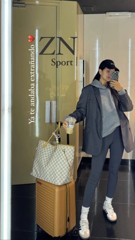 Zaira Nara apostó por el athleisure y marcó tendencia. Foto: Instagram.