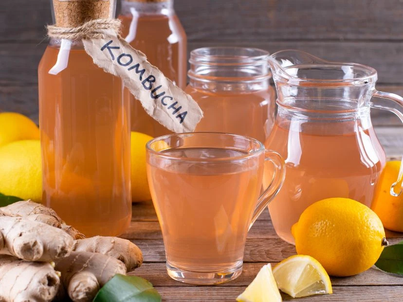 alimentos fermentados kombucha y kefir
