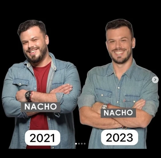 antes y después de nacho otero
