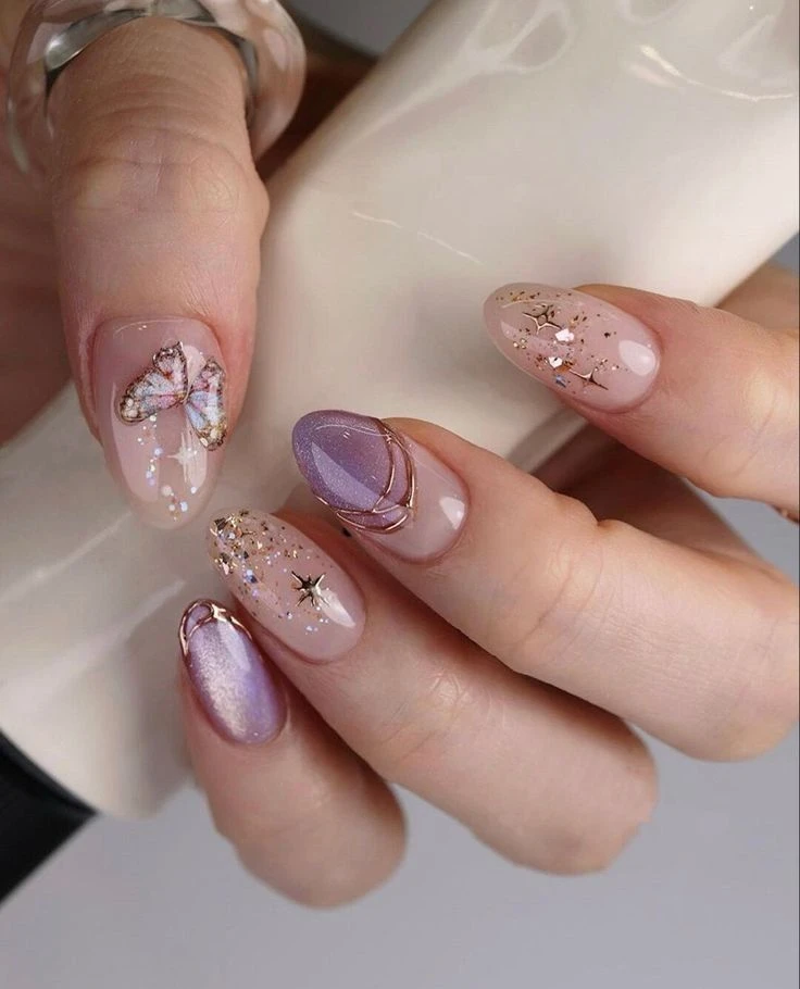 Butterfly nails, las uñas más trendys y que enamoran a la Gen-Z