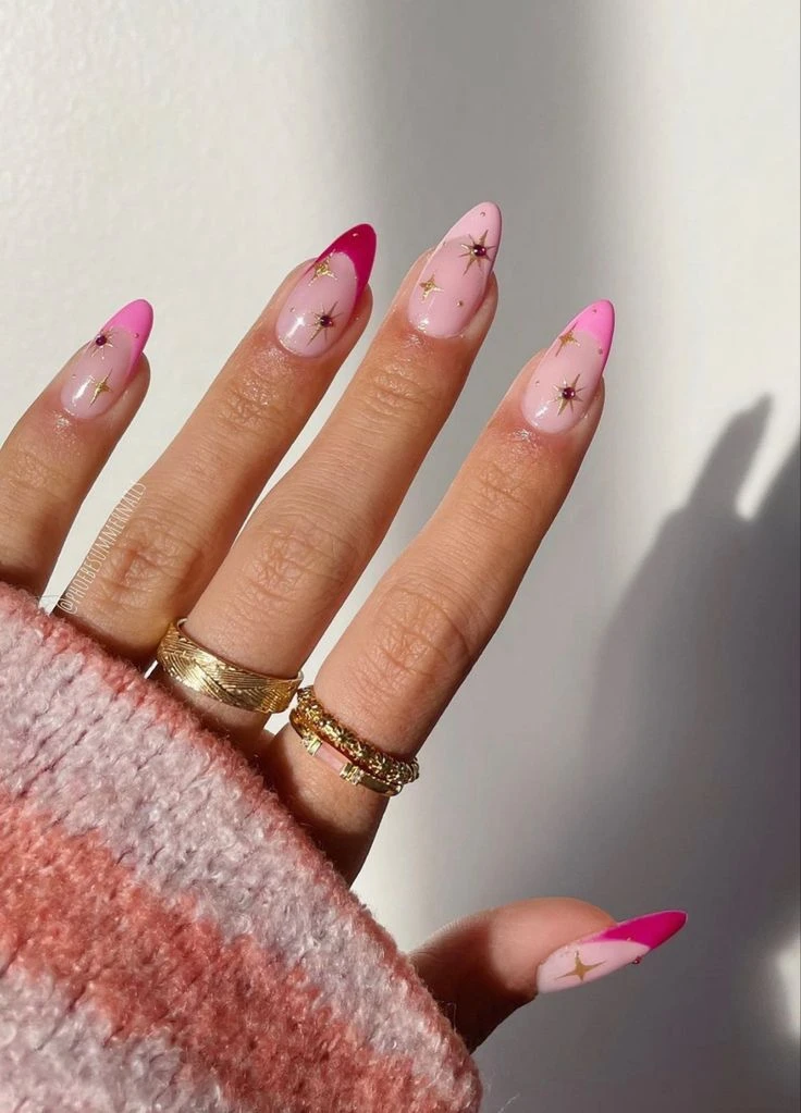 Colorful french tip nails, las uñas más coloridas que elige la Gen-Z
