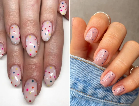 Las dot nails son la tendencia de nail art más trendy de esta temporada