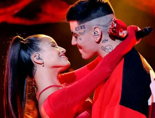 La dulce historia de amor entre Duki y Emilia Mernes