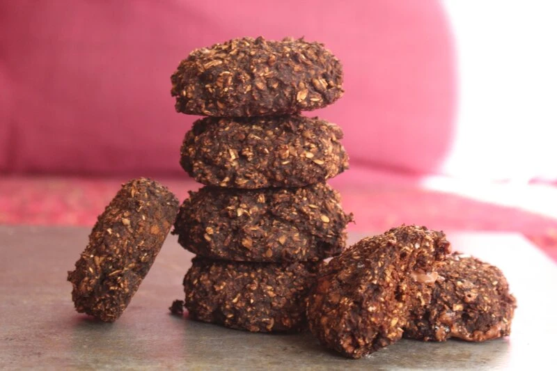 Galletas de avena y algarroba: la receta más saludable y deliciosa