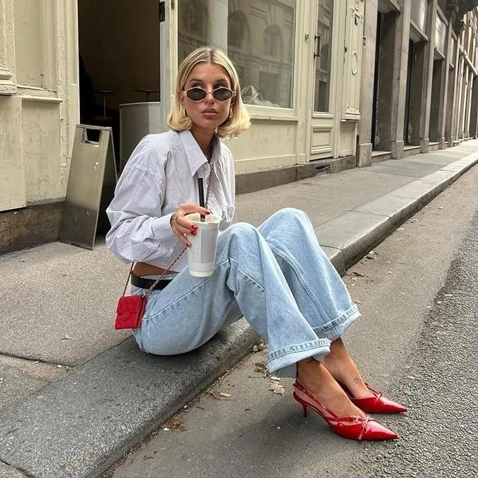 Los kitten heels son los zapatos de la temporada y así se llevan