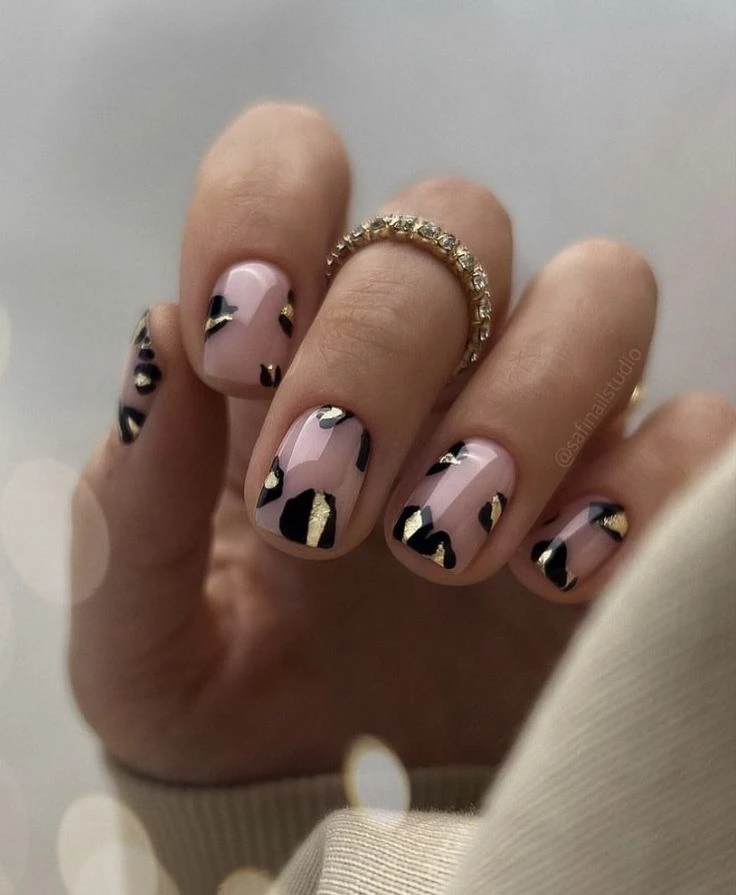 manicura animal print
