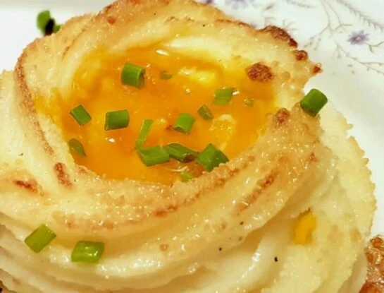 Nidos de puré de papas: son deliciosos y se hacen con pocos ingredientes