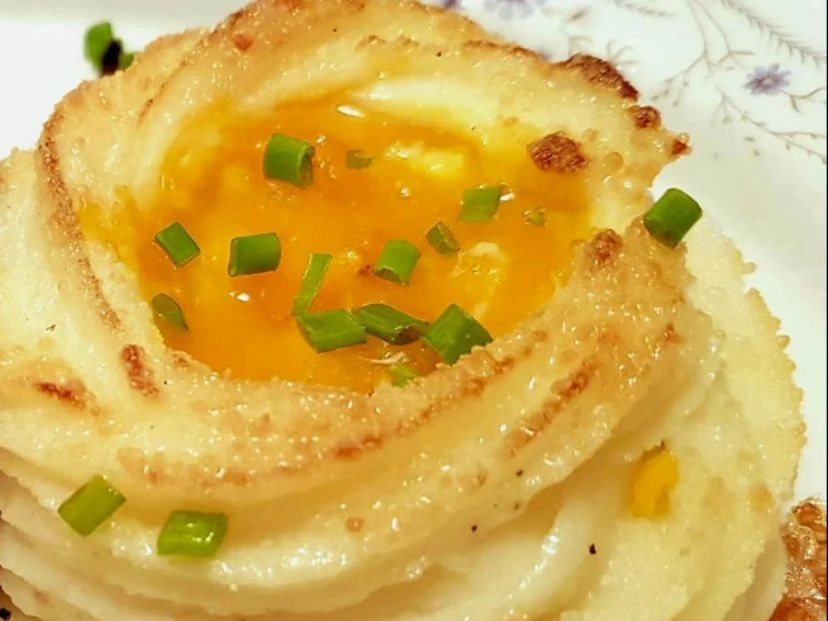 nidos de pure de papas