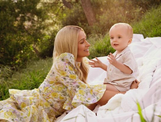 Paris Hilton presentó a su hija London