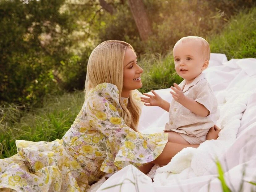 Paris Hilton presentó a su hija London