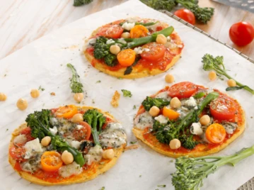 Pizzetas sin gluten: la receta más rica y saludable