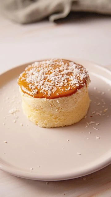 postre de coco al microondas