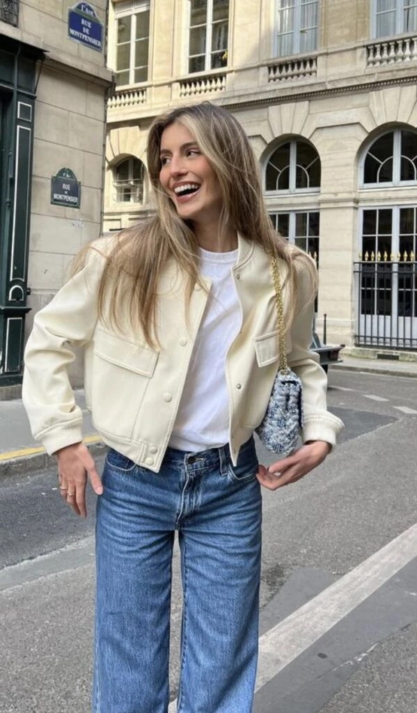 metallic bomber jacket