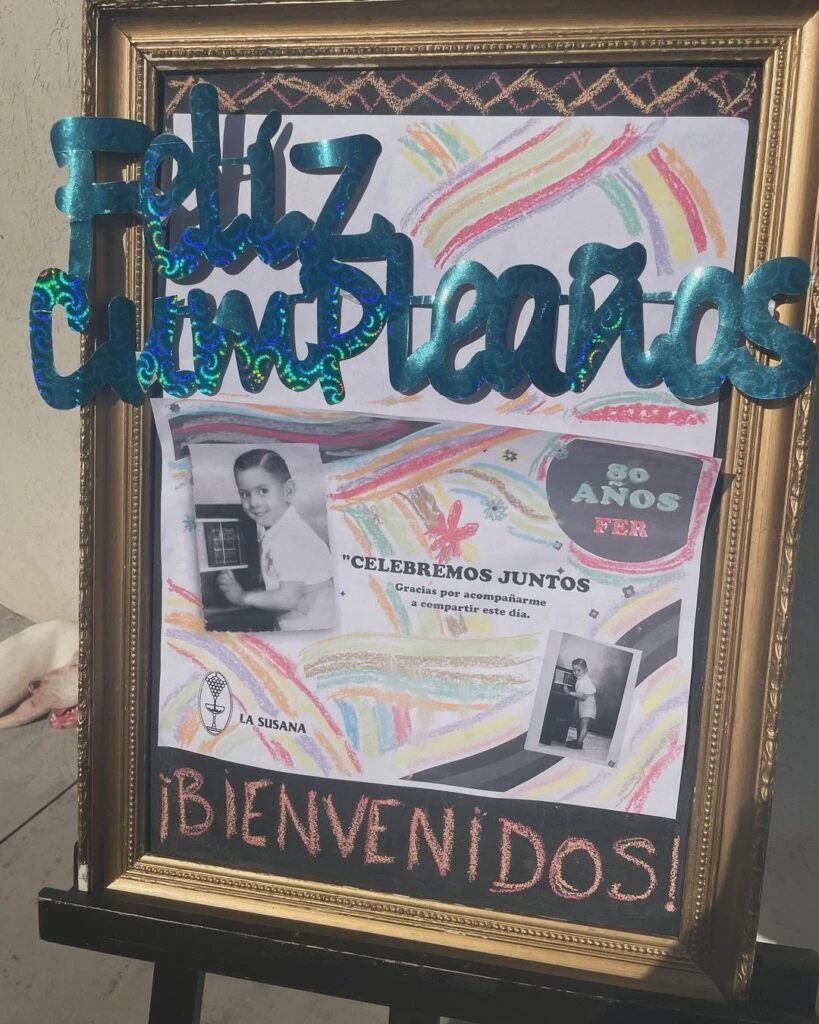 El festejo por los 80 años de Fernando Bravo.