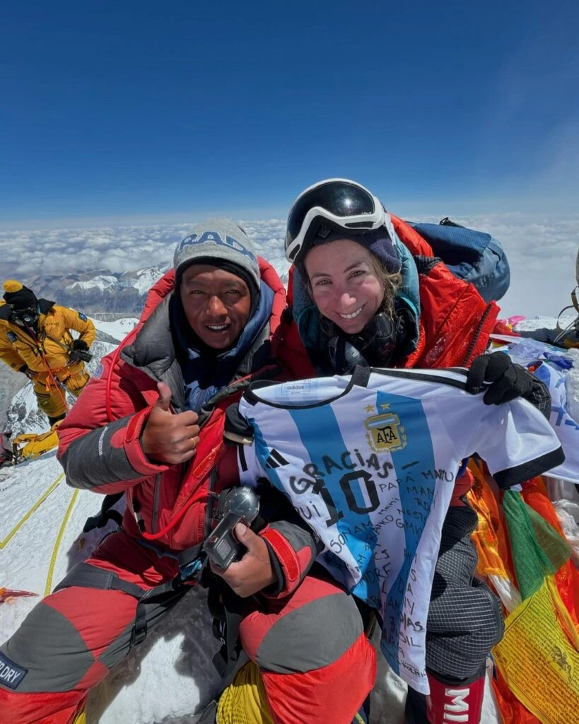 Belén Silvestris González, la argentina que rompió el récord en el Everest