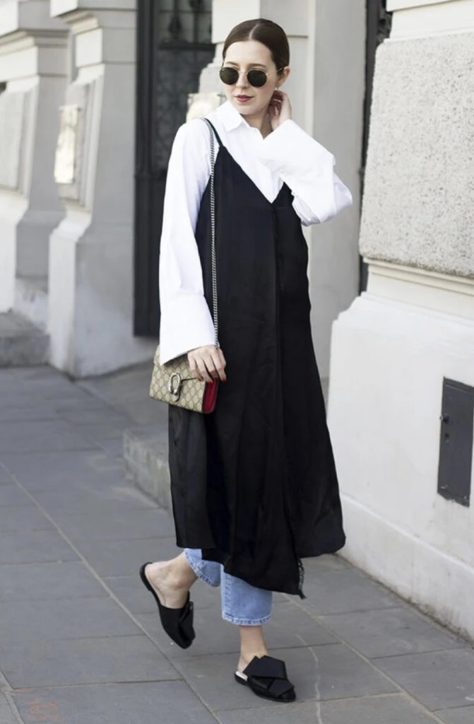 Los vestidos de estilo lencero un must-have. Foto: Pinterest. 