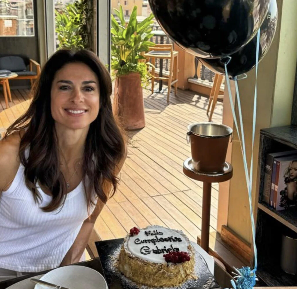 Gabriela Sabatini festejó su cumpleaños en Roma. Foto: Instagram.