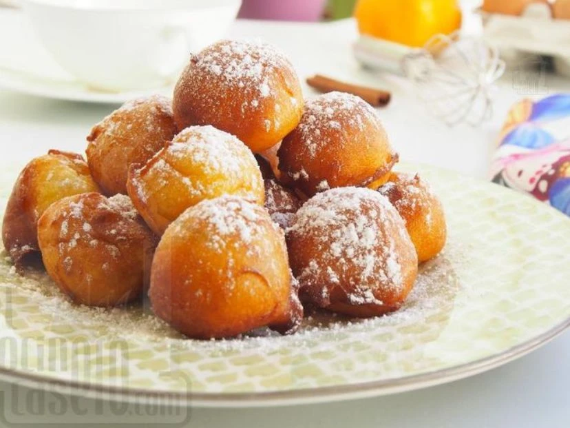 Buñuelos de dulce de leche