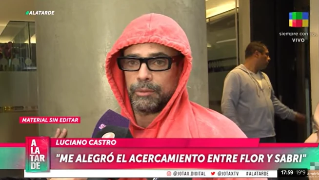 Luciano Castro habló sobre el encuentro entre Flor Vigna y Sabrina Rojas