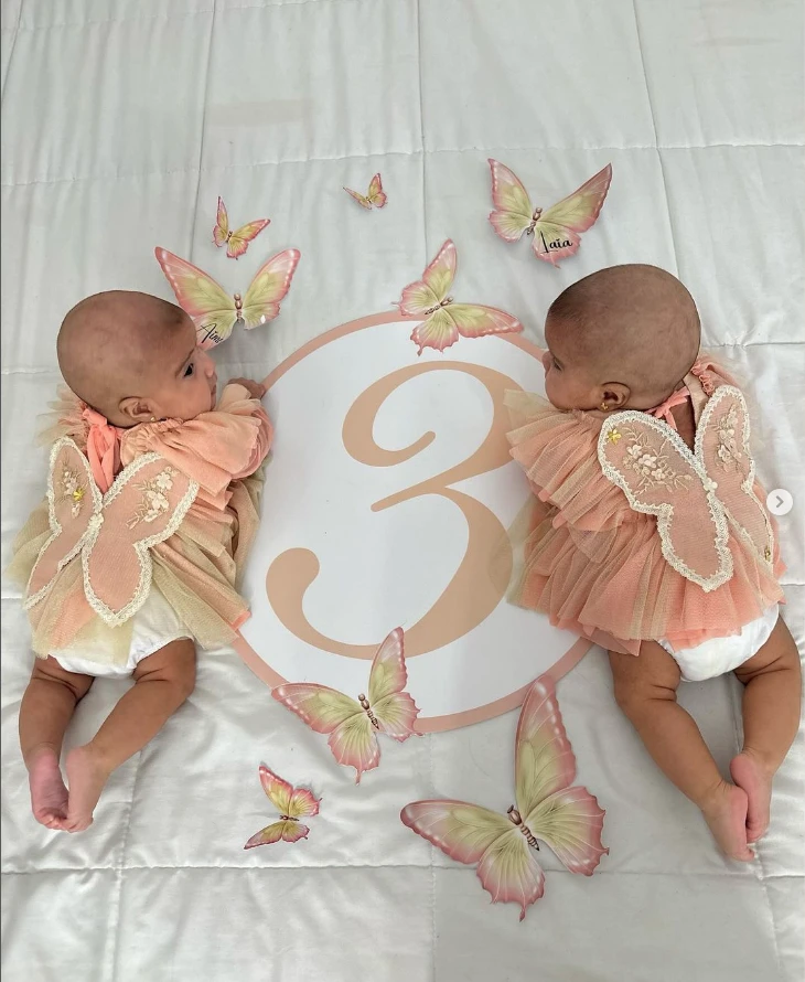 Laia y Aimé cumplieron 3 meses