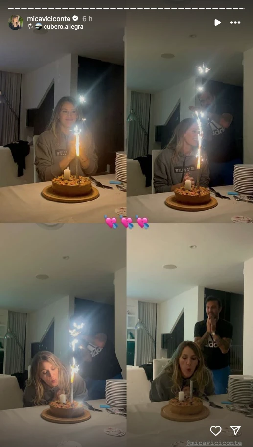 Así celebró Mica Viciconte su cumpleaños