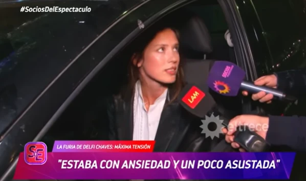 El enojo de Delfina Chaves con la prensa: “Si vos te querés reír de mi, es otra cosa”