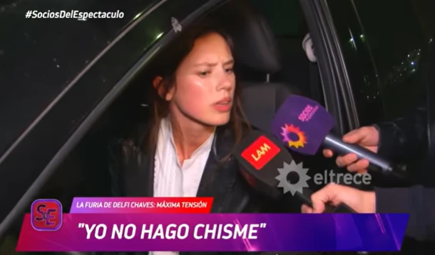 El enojo de Delfina Chaves con la prensa: “Si vos te querés reír de mi, es otra cosa”
