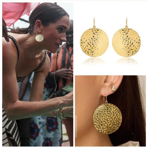 El look de Meghan Markle, con vestido de Johanna Ortíz