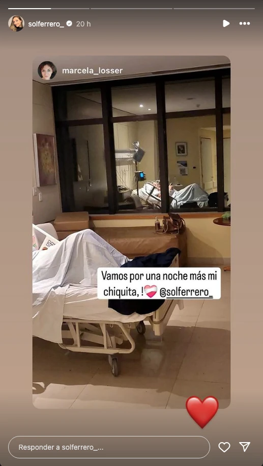 El mensaje de María Sol Ferrero, quien se recupera después de una cirugía.