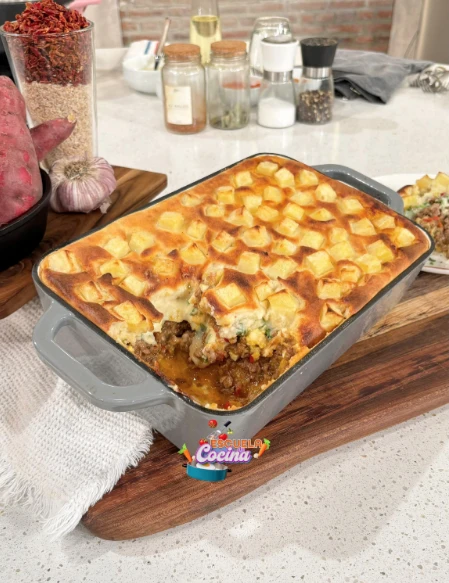 Pastel de papa y batata