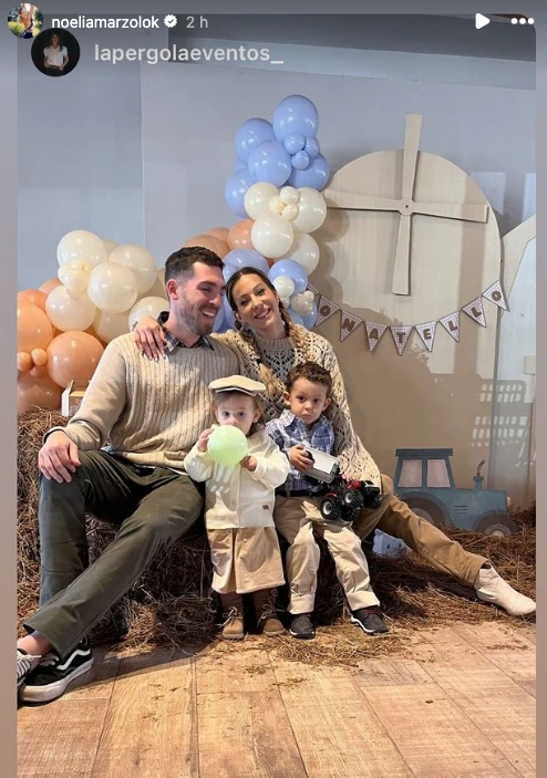 Las fotos del cumpleaños de Donatello, el hijo de Noelia Marzol