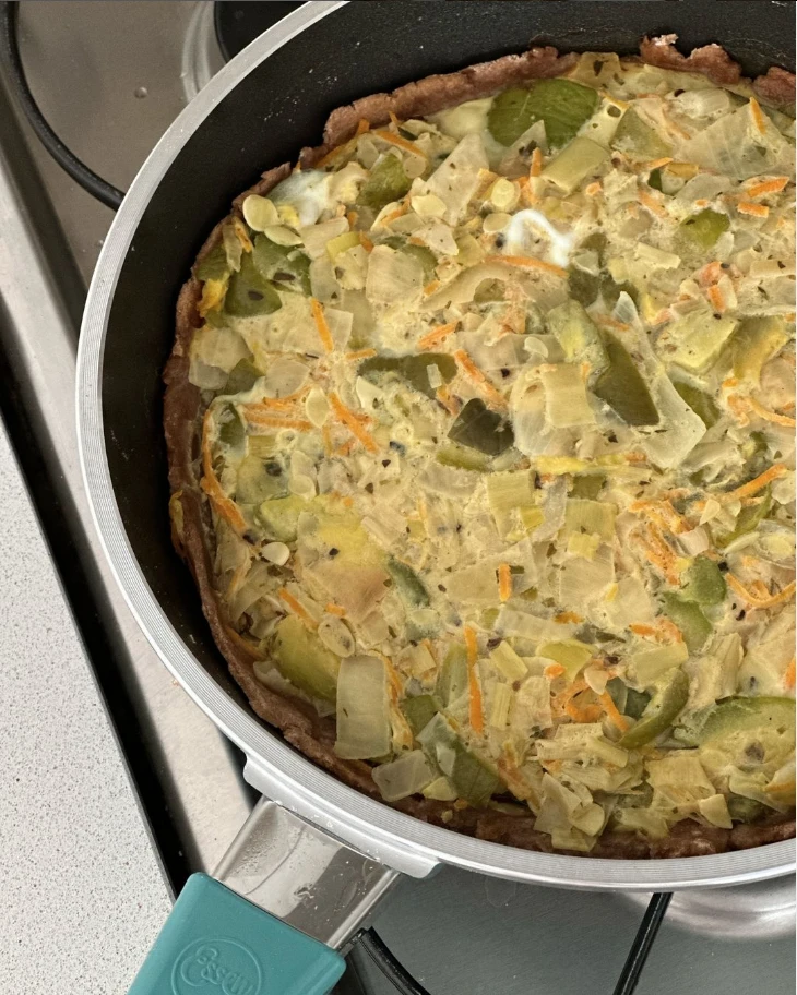 Tarta de zapallito sin prender el horno